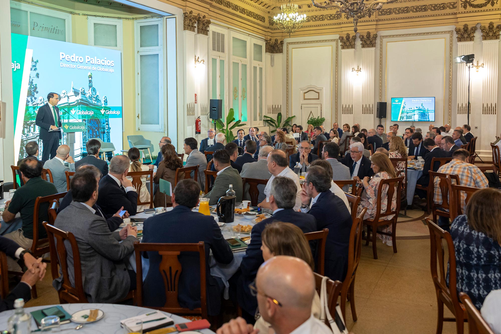 Desayuno empresarial de Globalcaja con la participación de la gobernadora en funciones del Banco de España 